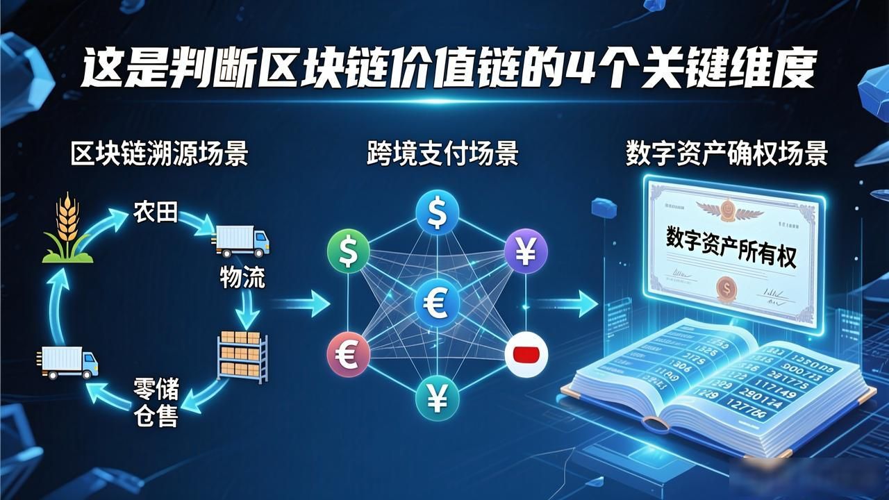 如何判断区块链价值链_判断区块链项目价值的四个核心层面_区块链项目价值判断的实战框架
