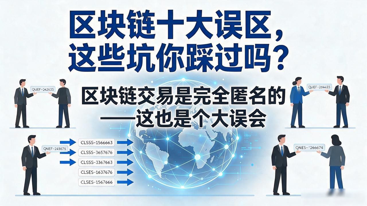 区块链十大误区包括_区块链常见误区梳理 区块链与加密货币的区别 区块链交易是否匿名