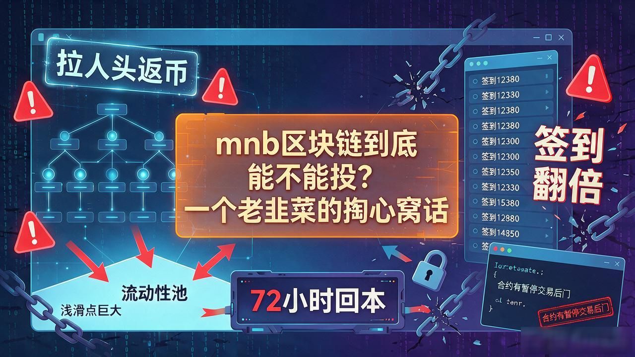 mnb区块链_mnb区块链骗局分析_无白皮书无代码区块链项目风险