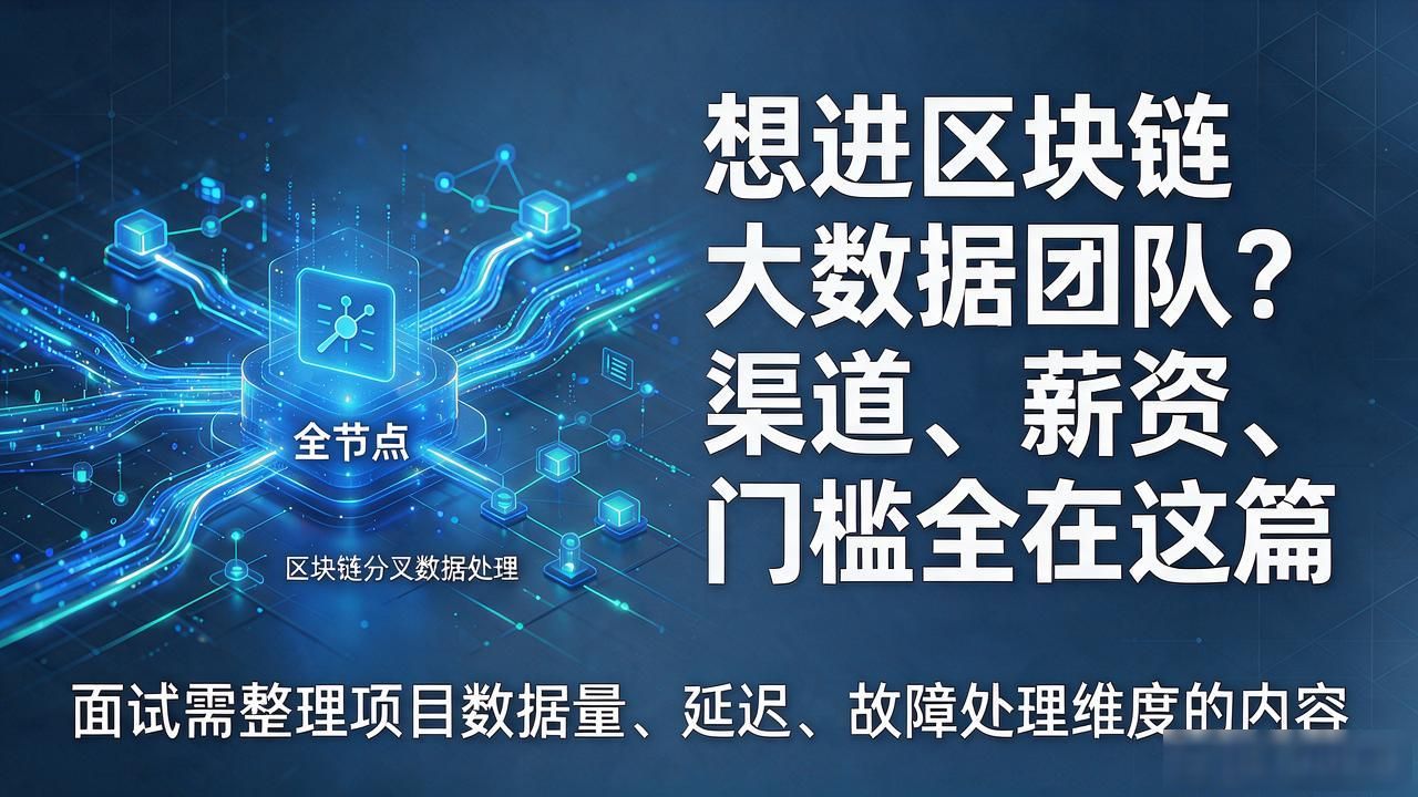区块链大数据岗位真实工作内容_区块链数据工程师薪资范围与技能要求_区块链大数据招聘