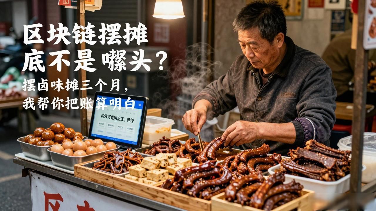 区块链卤味摊_区块链摆摊_食材溯源上链