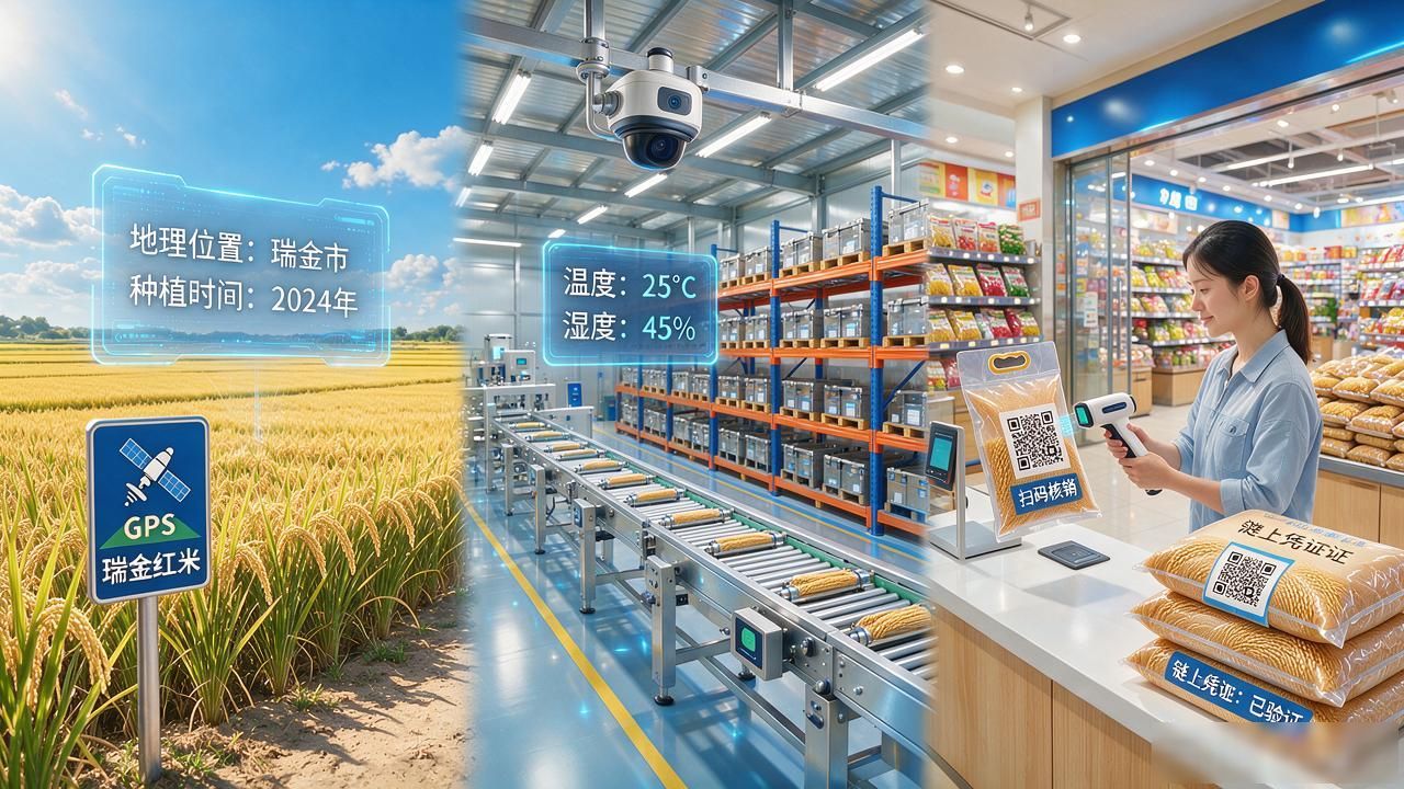 瑞金农特产品区块链溯源平台_区块链助力农产品全链路数据不可篡改_瑞金营销区块链简介