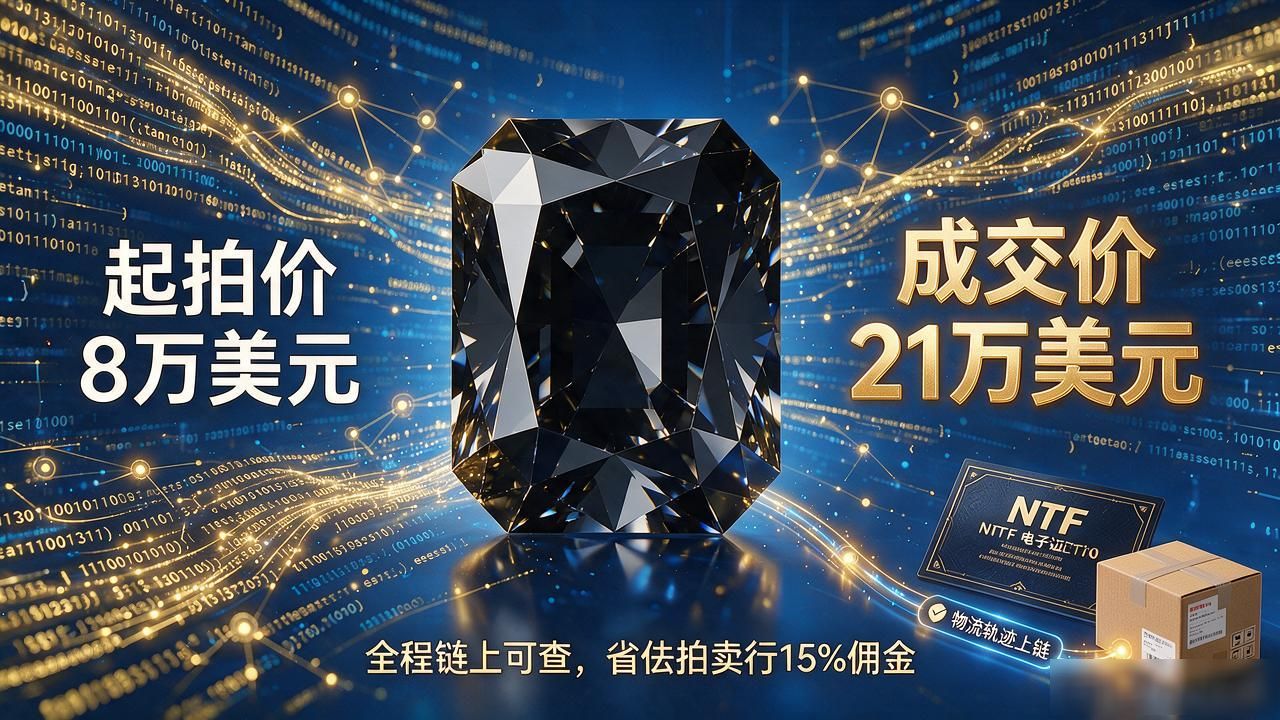 天然黑钻NFT确权风险_黑钻区块链拍卖_黑钻区块链拍卖运作流程